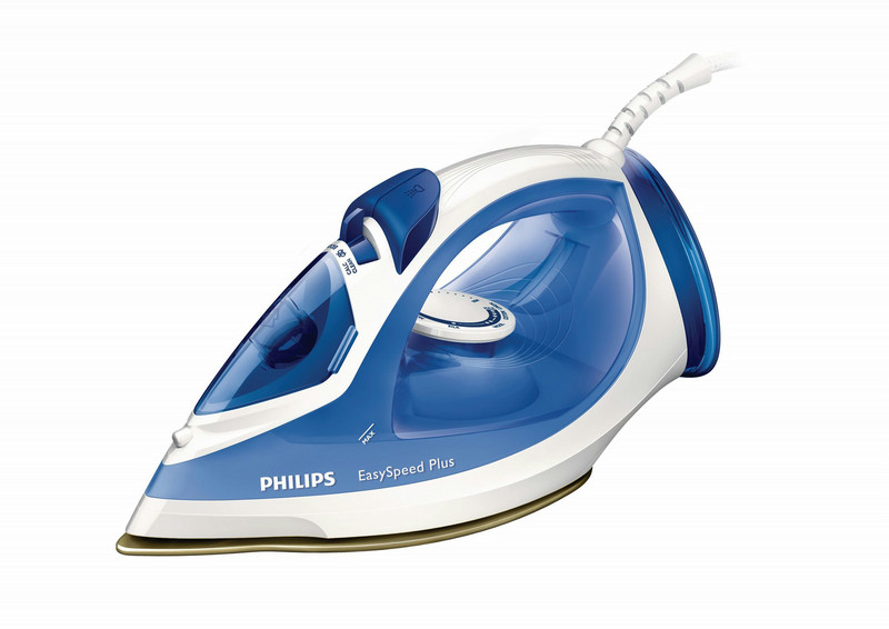 Philips EasySpeed GC2046/28 Steam iron Ceramic soleplate 1900W Blue,White iron