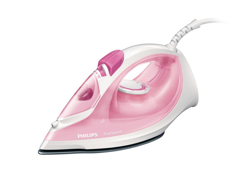 Philips EasySpeed GC1021/48 Steam iron 1600W Pink,White iron