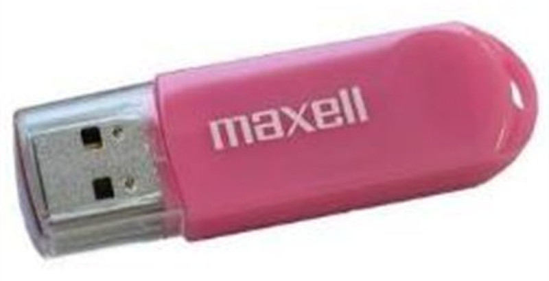 Maxell E300 8GB 8ГБ USB 2.0 Type-A Розовый USB флеш накопитель