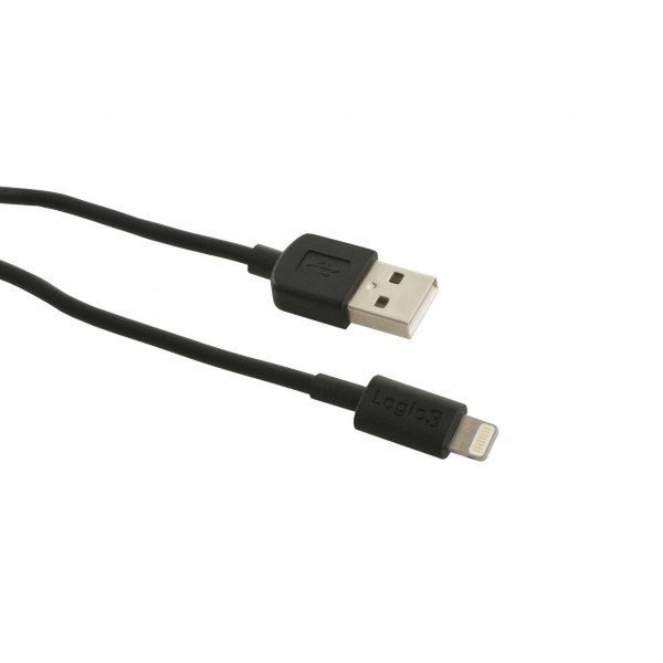 Logic3 MLC155K 1.2м USB A Lightning Черный кабель USB