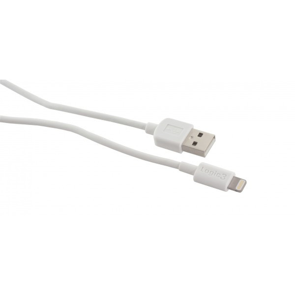 Logic3 MLC155W 1.2м USB A Lightning Белый кабель USB