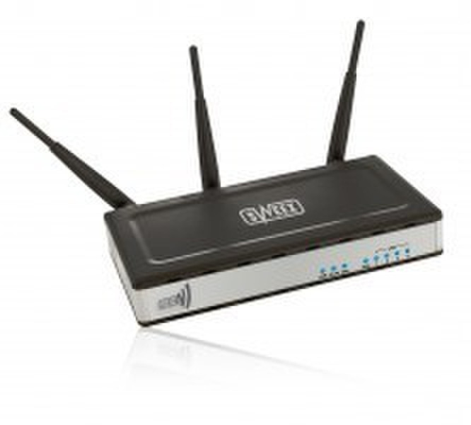Sweex Wireless ADSL 2/2+ Modem/Router 300 Mbps Annex A Fast Ethernet Черный, Cеребряный wireless router