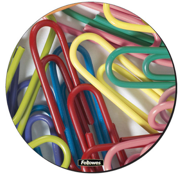 Fellowes Mat - Paperclips Разноцветный коврик для мышки