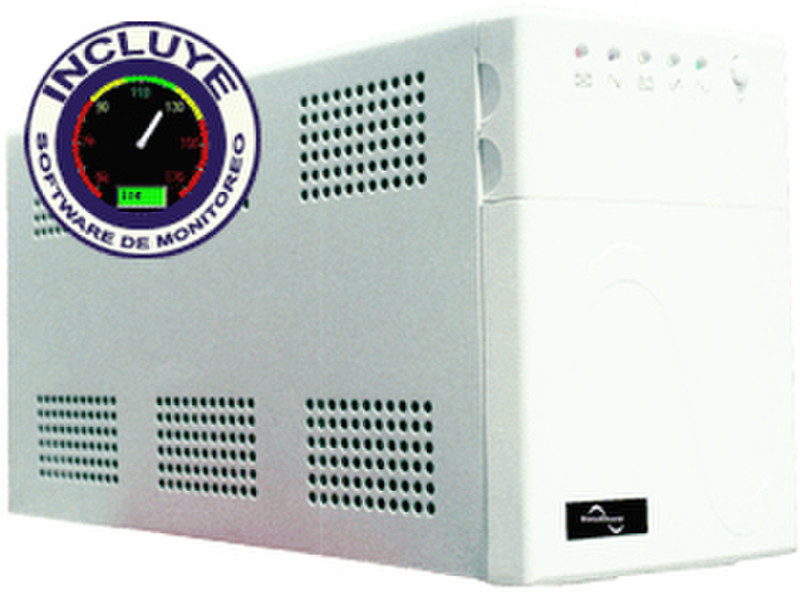 DataShield KS 800 PRO 800VA 6AC outlet(s) White uninterruptible power supply (UPS)