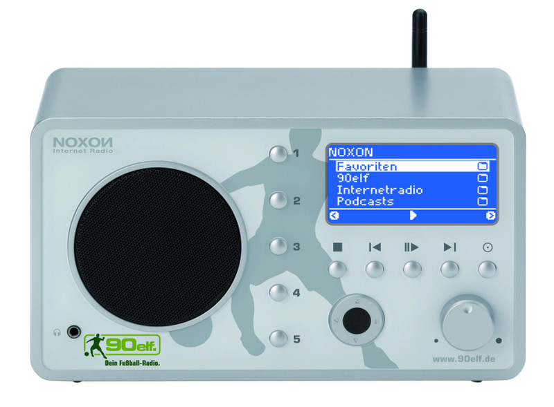 Terratec NOXON 90elf Портативный Белый радиоприемник