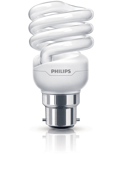 Philips 8718291117544 12W B22 A Warm white fluorescent bulb energy-saving lamp