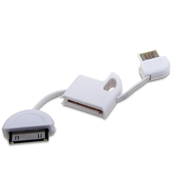 Thumbs Up IPKEYCHG USB A Apple 30-p Белый кабель USB