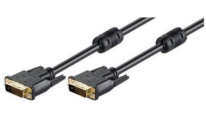 1aTTack 2m DVI-D 2m DVI-D DVI-D Black DVI cable