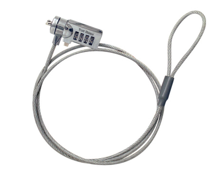 True Basix TBCL-002 Silver cable lock