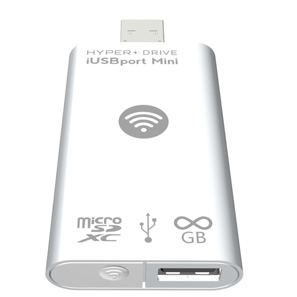 HyperDrive iUSBport Mini USB 2.0 Белый USB флеш накопитель
