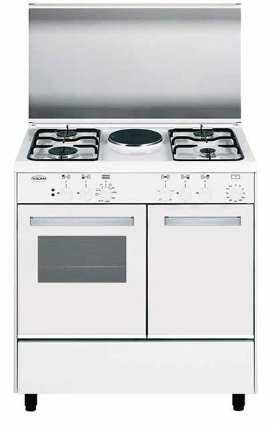 Glem AR85KXF3 Freistehend Combi hob A Weiß Küchenherd