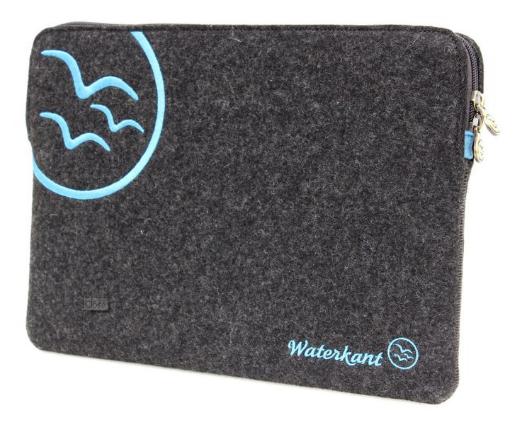 Waterkant 485032 13Zoll Sleeve case Blau, Grau Notebooktasche
