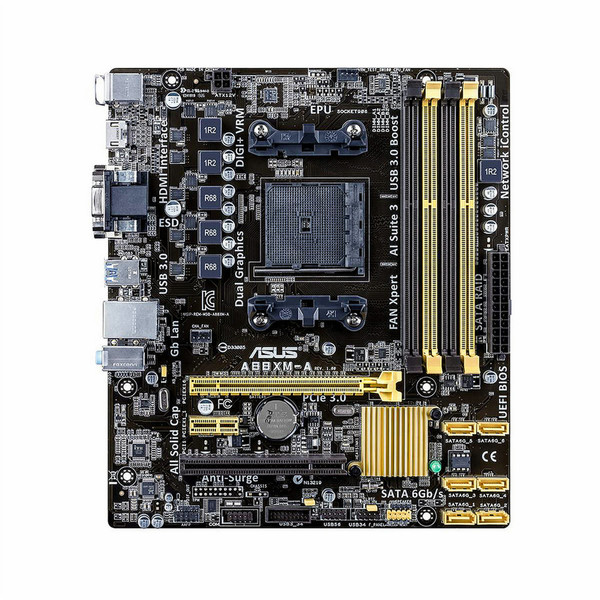 ASUS A88XM-A AMD A88X Socket FM2+ Микро ATX