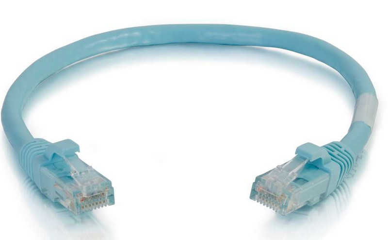 C2G 1ft. Cat6a RJ-45 0.3м Cat6a U/UTP (UTP) Синий сетевой кабель