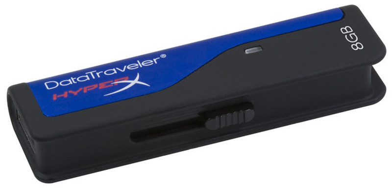 HyperX 8GB, DataTraveler HyperX2 (2.0) 8GB Black USB flash drive