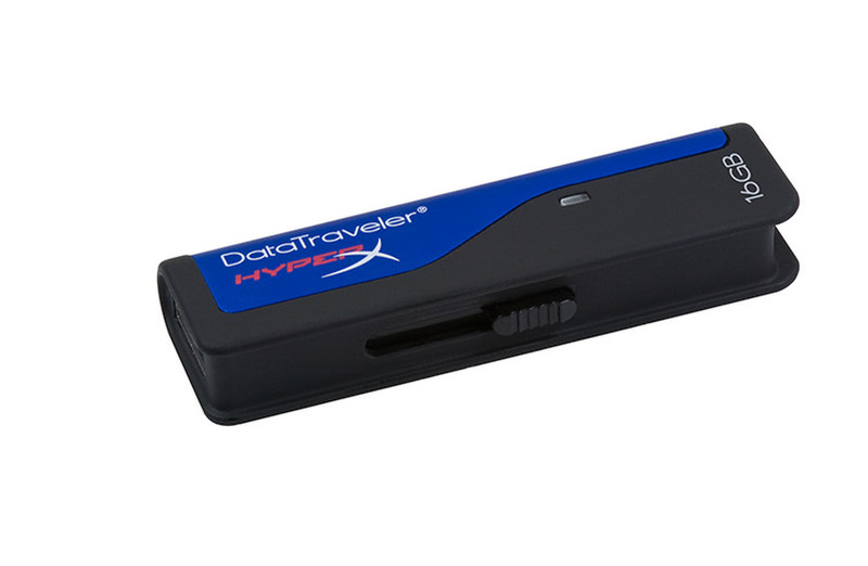 HyperX 16GB, DataTraveler HyperX2 (2.0) 16ГБ Черный USB флеш накопитель