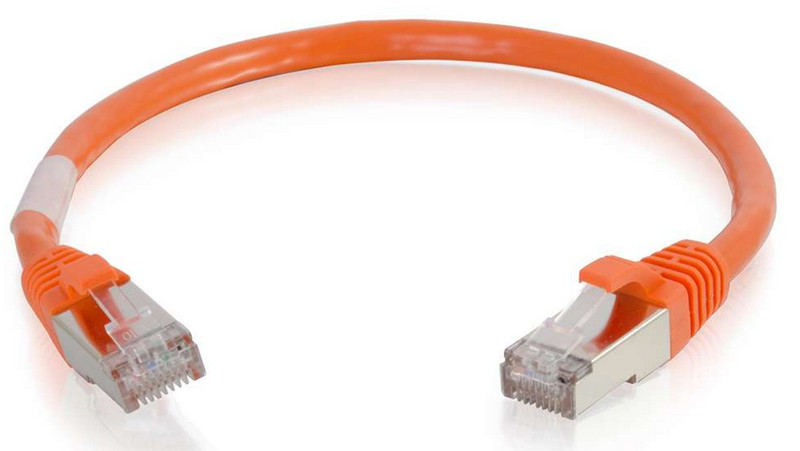 C2G 25ft. Cat6 RJ-45 7.62м Cat6 S/FTP (S-STP) Оранжевый сетевой кабель