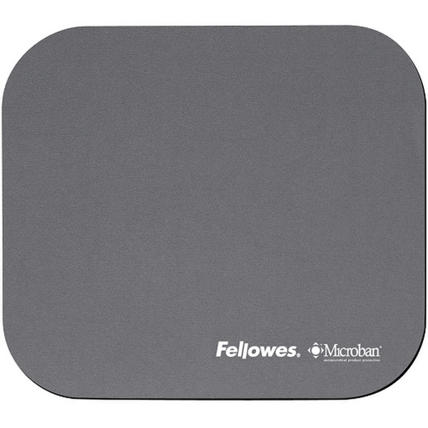 Fellowes Microban Mouse Pad Silver Silber Mauspad