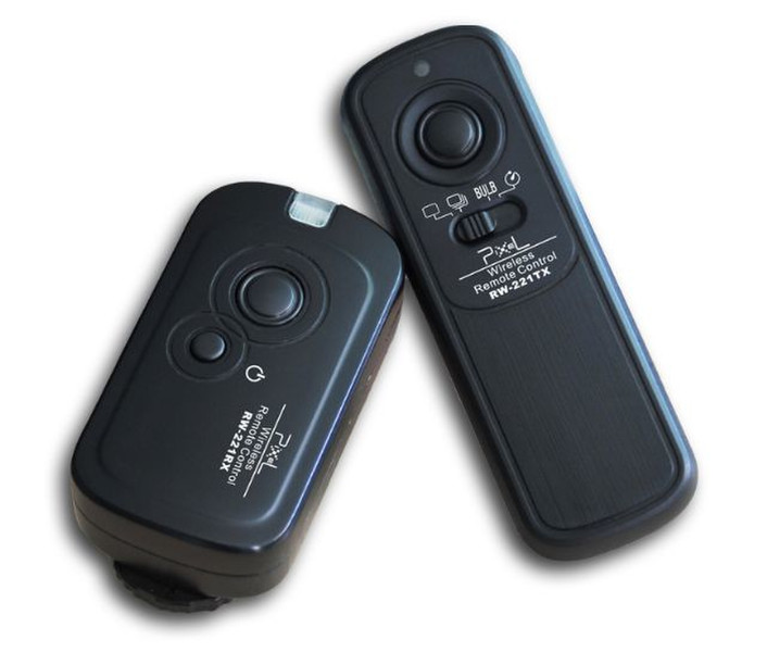 PIXEL RW-221/DC2 RF Wireless Press buttons Black remote control