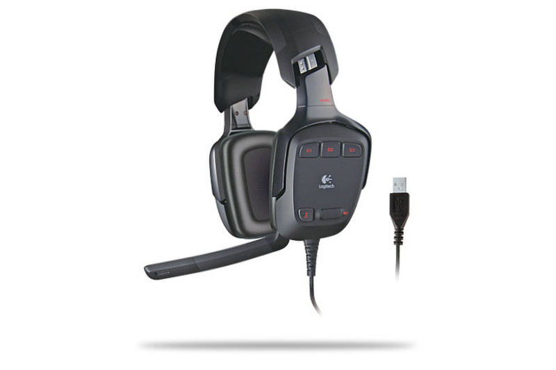 Logitech G35 Surround Sound Headset Стереофонический Черный гарнитура