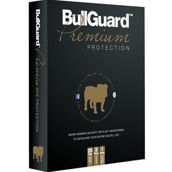 BullGuard Premium Protection 1Y/3U/25GB