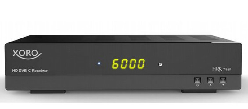 Xoro HRK 7540 Cable Full HD Black TV set-top box