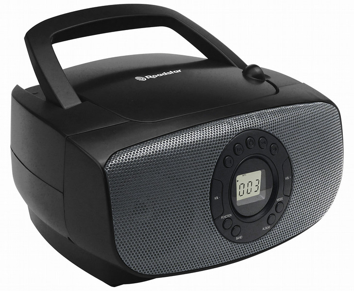 Roadstar CDR-4208/MP Analog 2.4W Black,Silver CD radio