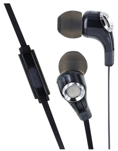 Bigben Interactive KPFLATB In-ear Binaural Wired Black mobile headset
