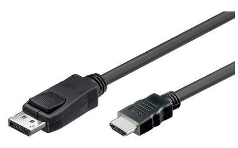 1aTTack 1m DisplayPort/HDMI 1м DisplayPort HDMI Черный адаптер для видео кабеля