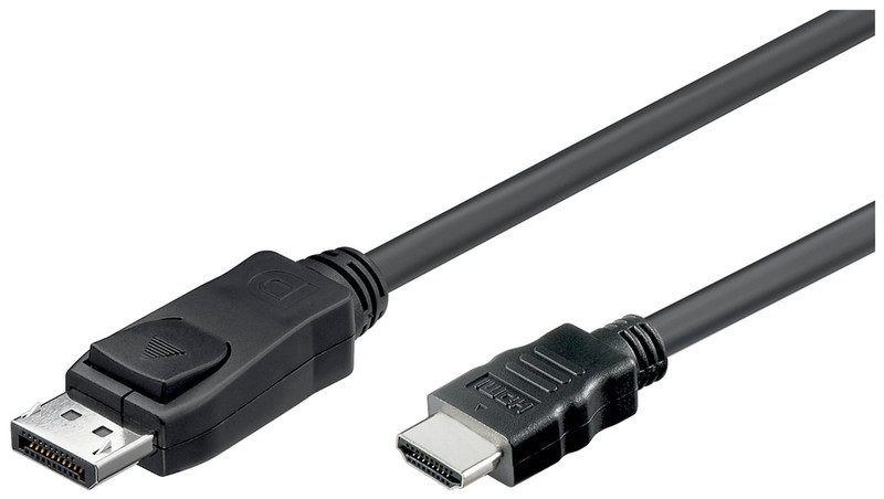 1aTTack 7517418 5m DisplayPort HDMI Schwarz Videokabel-Adapter