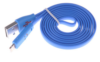 4XEM 3ft. USB 2.0 - 8-pin Lightning m/m flat