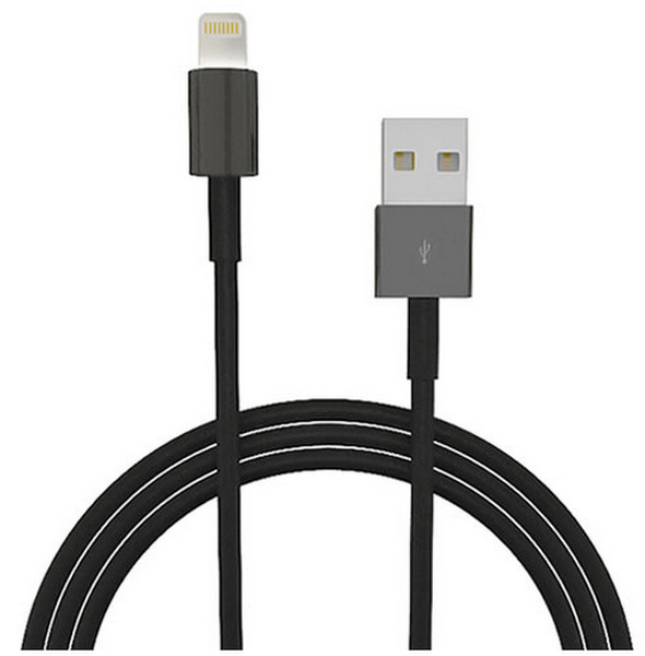 4XEM 15ft. USB 2.0 - 8-pin Lightning m/m 4.57м USB A Lightning Черный