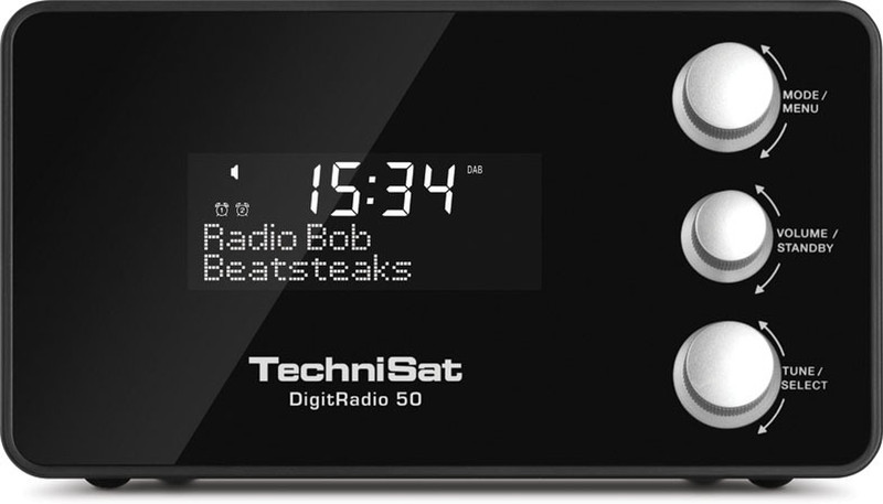 TechniSat Digit Radio 50 Часы Цифровой Черный радиоприемник