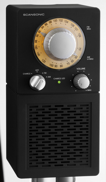 Scansonic P2501-BK Tragbar Analog & digital Schwarz Radio