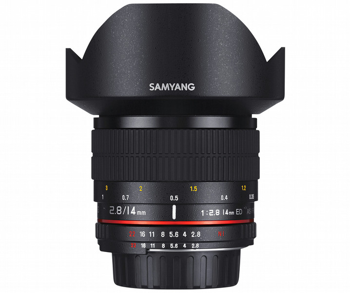 Samyang 14mm F2.8 ED AS IF UMC Pentax K SLR Ultra-wide lens Black