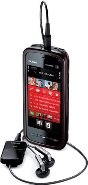 Nokia 5800 XpressMusic Rot Smartphone