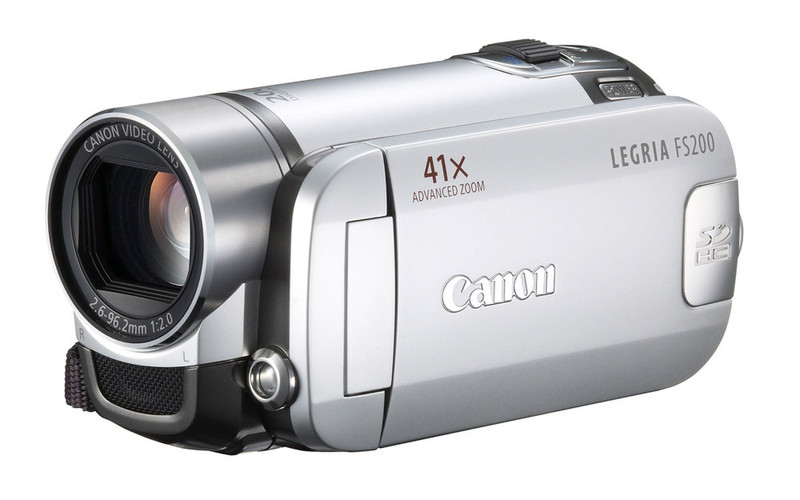 Canon LEGRIA FS200 Handheld camcorder 0.8MP CCD Silver