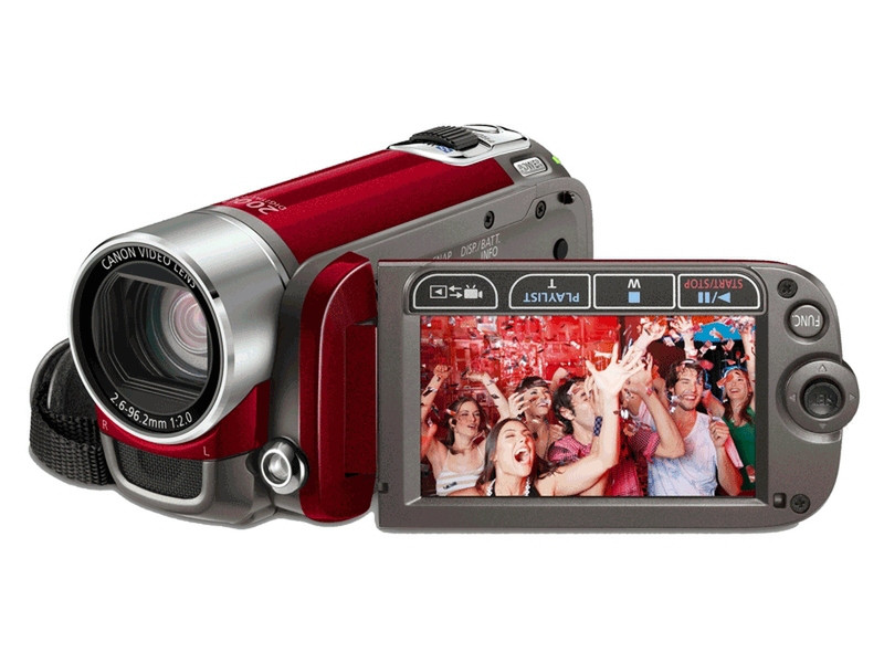 Canon LEGRIA FS200 Handheld camcorder 0.8MP CCD Red