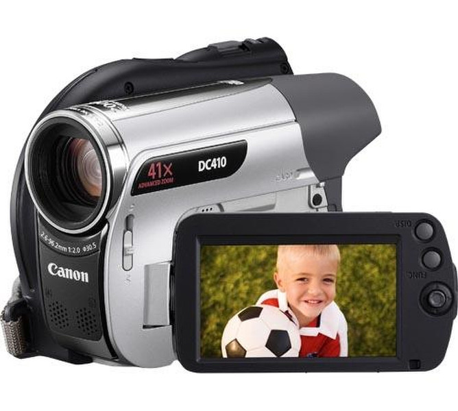 Canon LEGRIA DC410 Handheld camcorder 0.8MP CCD Black,Silver