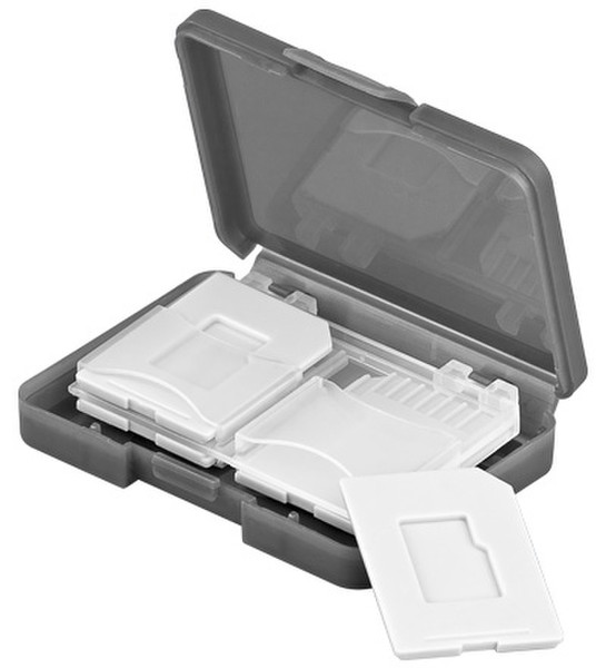 Wentronic Cardbox 4x SD Black,White device-holder box