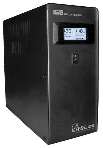 Industrias Sola Basic SRS-21-801 800VA Tower Black uninterruptible power supply (UPS)