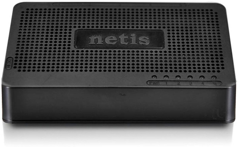 Netis System ST3105 Неуправляемый Fast Ethernet (10/100) Черный сетевой коммутатор