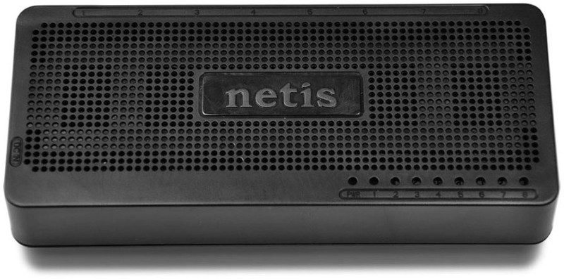Netis System ST3108 ungemanaged Fast Ethernet (10/100) Schwarz Netzwerk-Switch