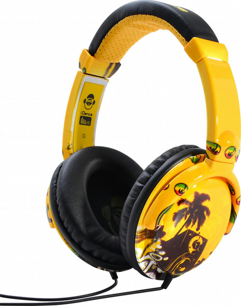 iDance Ibiza 105 Binaural Kopfband Gelb