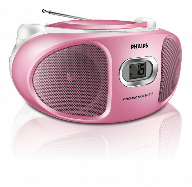 Philips AZ105C/05 2Вт Розовый CD радио