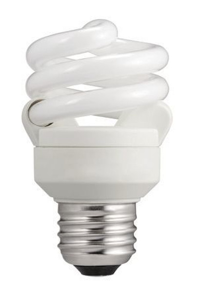 Philips Energy Saver 046677408541 9W E26 White fluorescent bulb energy-saving lamp