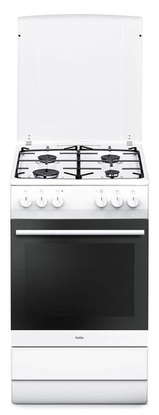 Amica SHEG 11557 W Freestanding Gas hob A White cooker
