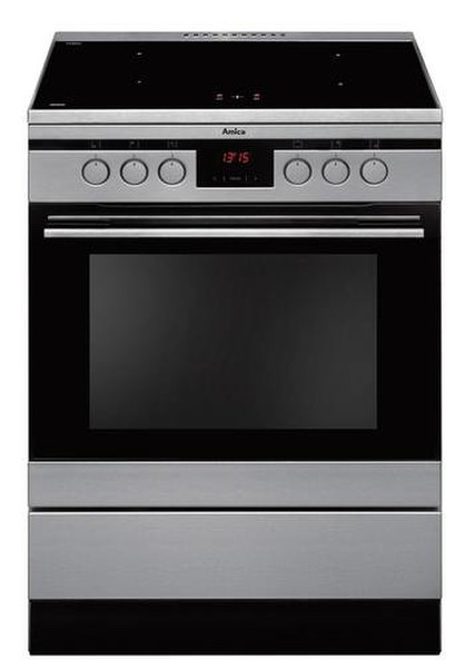 Amica SHI 11674 E Freestanding Induction hob A Black,Stainless steel cooker