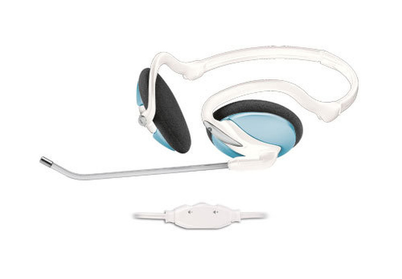 Trust InTouch Travel Headset - Blue Binaural headset