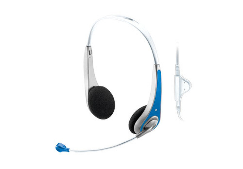 Trust InSonic Chat Headset - Blue Binaural Headset